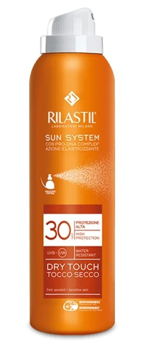 Rilastil Sun System SPF 30+ Dry Touch Spray Effetto Asciutto 200 ml